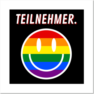 Smile Techno Teilnehmer Psy Party Feier swag witzig Posters and Art